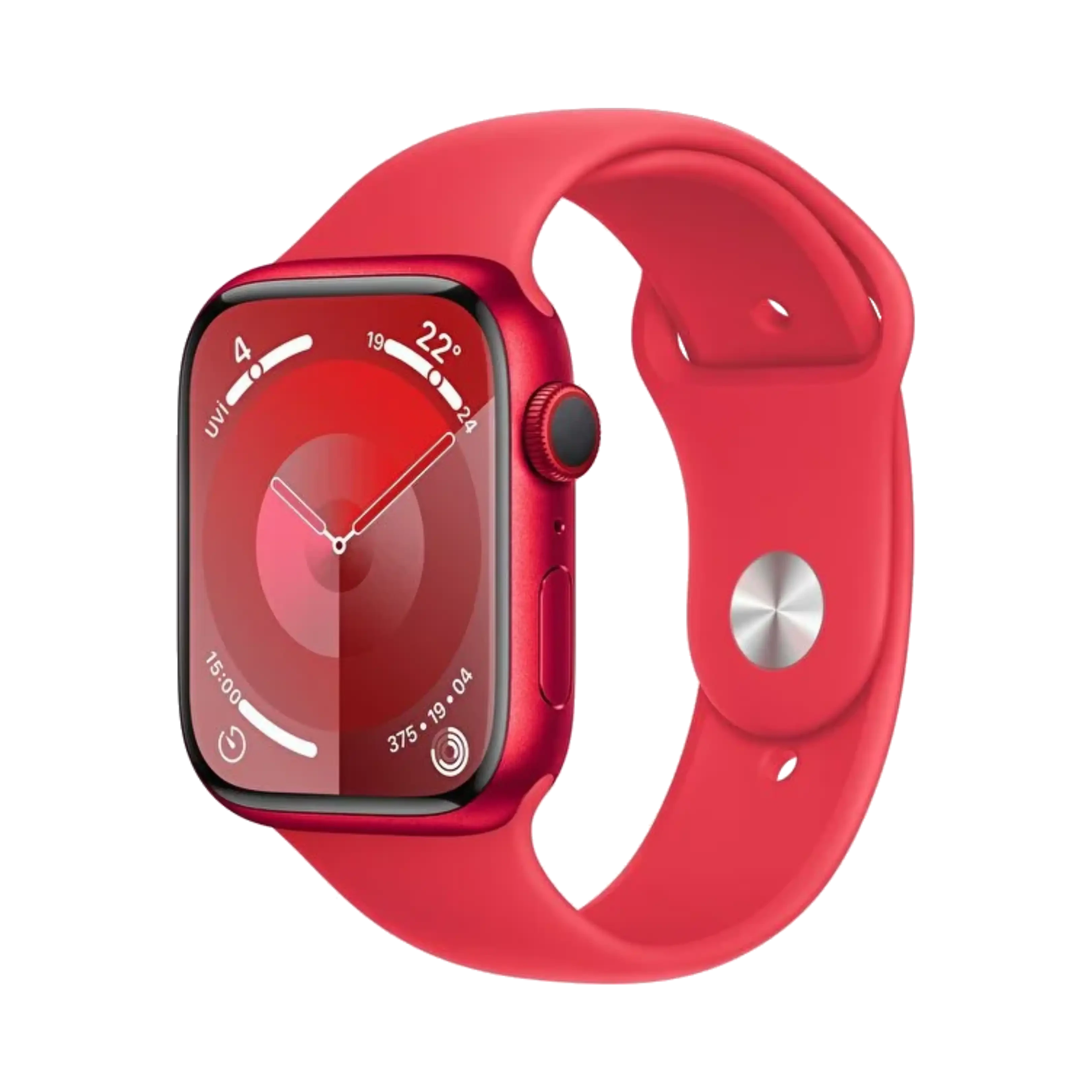Apple Watch Series 9 - Alüminyum - 45mm - Cellular - Kırmızı
