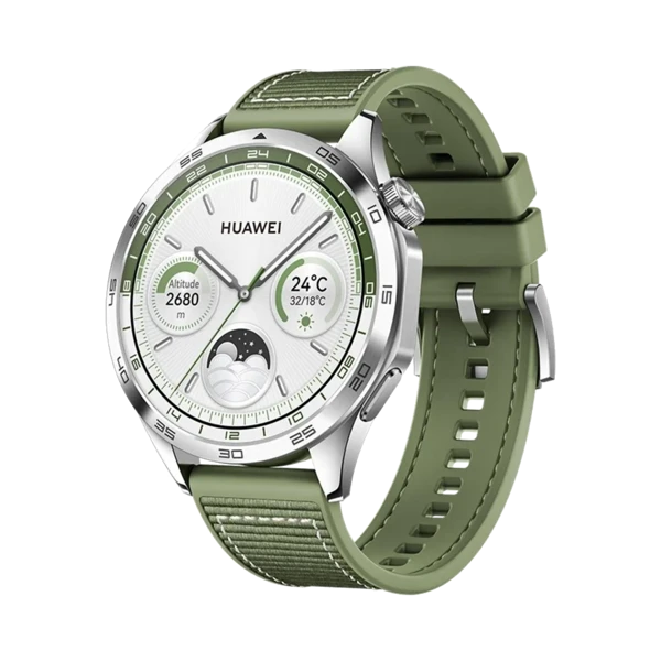 Huawei Watch GT 4 - Paslanmaz Çelik - 46mm - GPS - Yeşil - 1