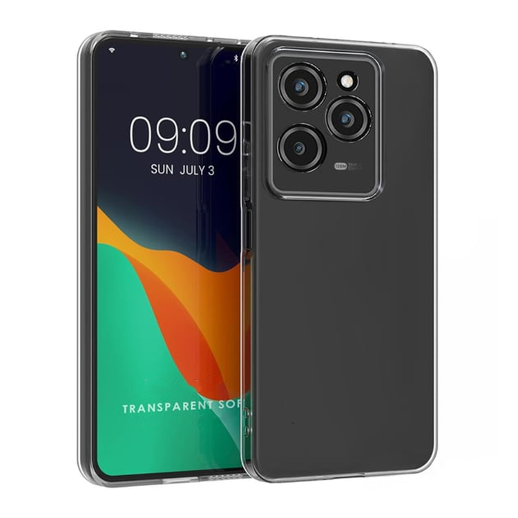 Nettech İnfinix Hot 40 Uyumlu Lüx Seri Kamera Korumalı Arka Koruma Kılıf (Şeffaf) NT-110379
