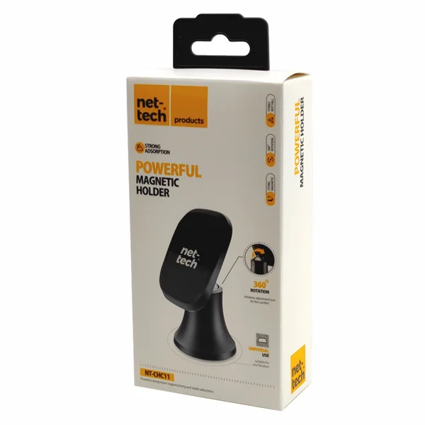 Nettech NT-CHC11 Araç içi Manyetik Etkili Telefon Tutucu (Siyah) NT-CHC11