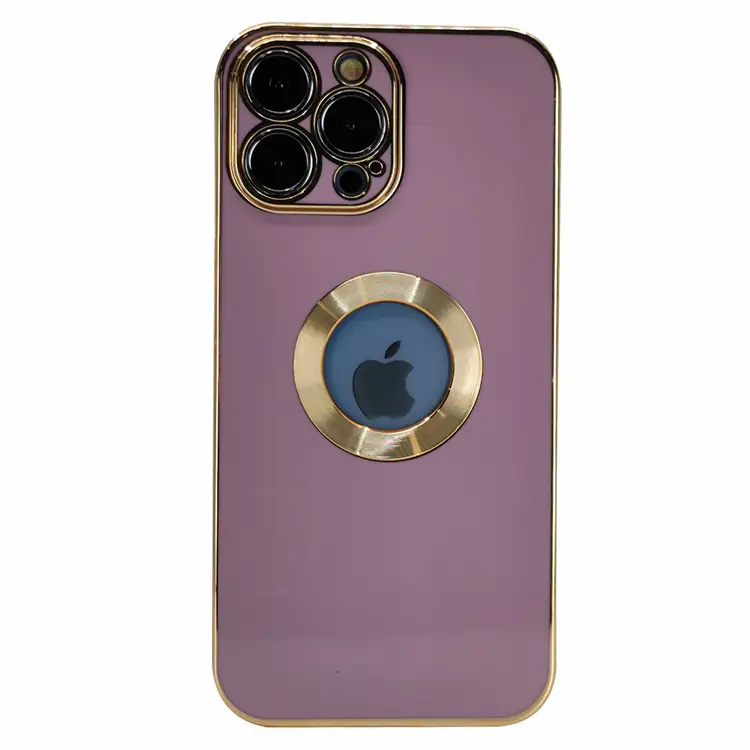 Nettech Apple iPhone 13 Pro Max Uyumlu Halkalı Logo Seri Arka Koruma Kılıf (Pembe) NT-97174