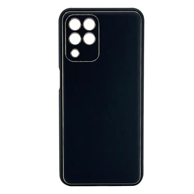 Nettech Samsung Galaxy M33 Uyumlu Coco Leather Seri Arka Koruma Kılıf (Siyah) NT-102135