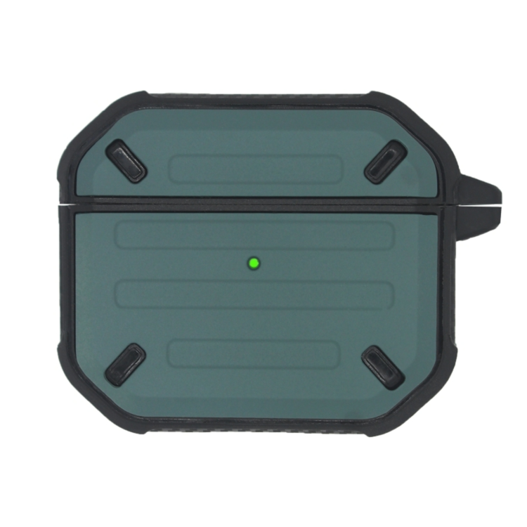 Nettech Apple Airpods 3.Nesil Uyumlu Airpods Tank Arka Koruma Kılıf (Yeşil) NT-110094