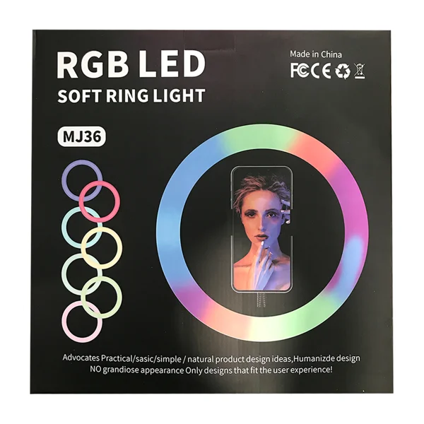 Rgb Led MJ36 Ringlight 14 inç Led Işık (Beyaz) NT-91114 - 4