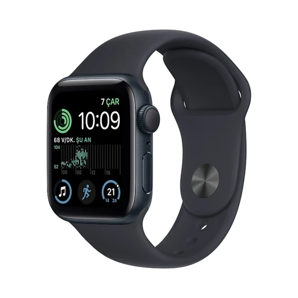 Apple Watch SE 2 - Alüminyum - 40mm - GPS - Gece Yarısı - 1