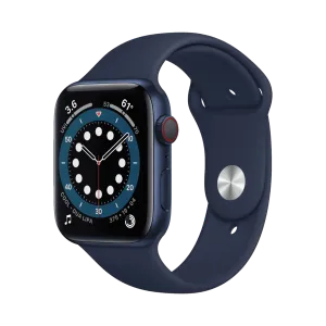 Apple Watch Series 6 - Alüminyum - 44mm - Cellular - Mavi