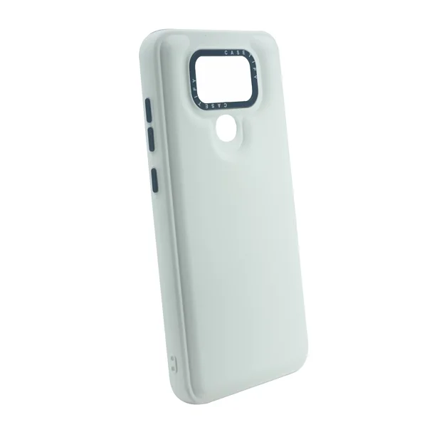 Nettech Xiaomi Redmi Note 9 Uyumlu Casetify Buff Seri Arka Koruma Kılıf (Beyaz) NT-99275 - 2