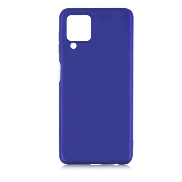 Galaxy M22 Kılıf Zore Premier Silikon Kapak - Saks Mavi - 1