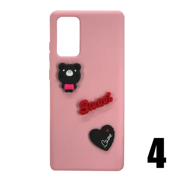 Nettech Samsung Galaxy Note 20 Uyumlu Maskot Seri Arka Koruma Kılıf (Karışık Renk) NT-106200 - 4