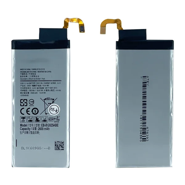 Teknonet Samsung Galaxy G925 S6 Edge Uyumlu Samsung EB-BG925ABE 2600 MAh Batarya NT-6802 - 1
