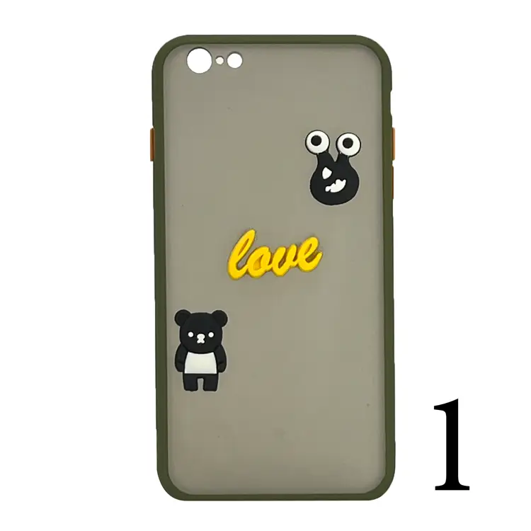 Nettech Apple iPhone 6S Plus Uyumlu Maskot Seri Arka Koruma Kılıf (Karışık Renk) NT-106272