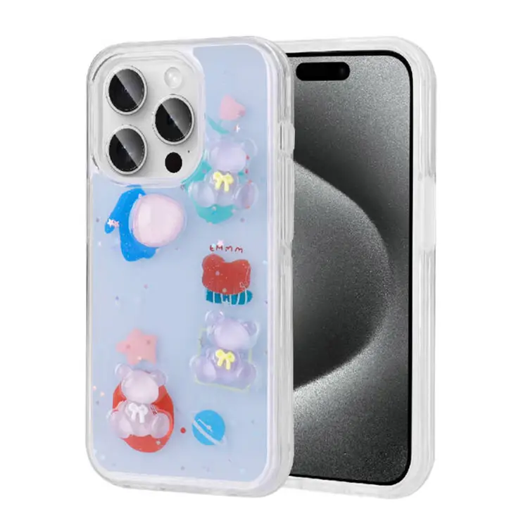 Nettech Apple iPhone 15 Pro Uyumlu Mimi Seri Arka Koruma Kılıf (Karışık Renk) NT-105316