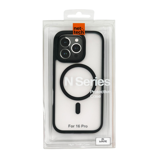 Nettech Apple iPhone 16 Pro Uyumlu NT-N060 Arka Koruma Kılıf (Siyah) NT-111217 - 3