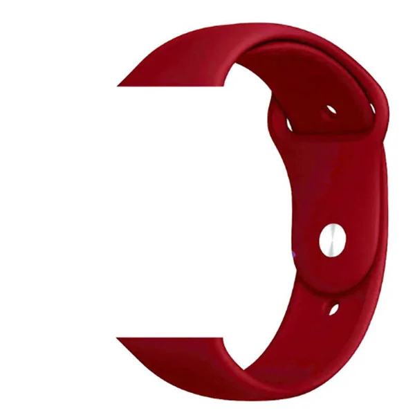 Apple Watch 38mm Zore Klasik Kordon - Chinese Red - 1