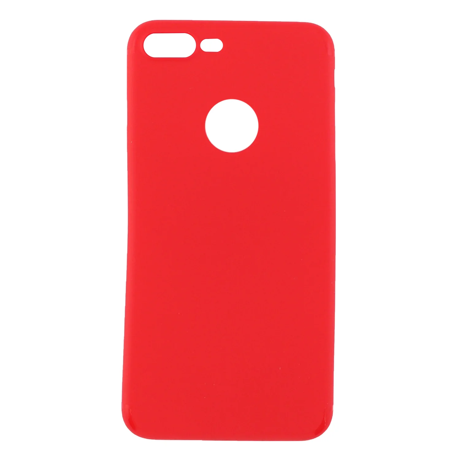 Nettech Apple iPhone 7 Plus Uyumlu Arka Koruma Arka Koruma Kılıf (Kırmızı) VR-8715