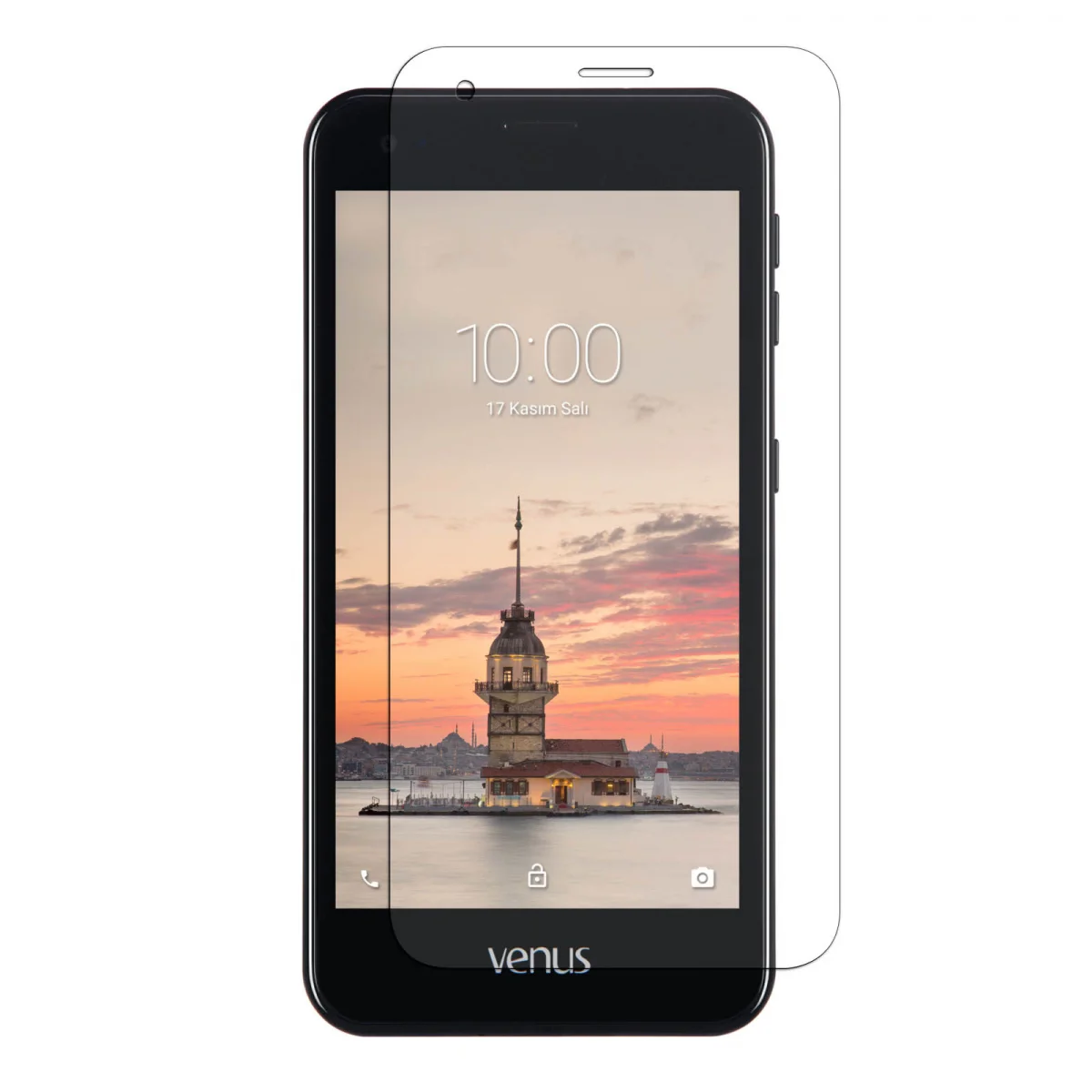 Nettech Vestel Venüs V3 5010 Uyumlu Ön Koruma Nano Ekran Koruyucu (Şeffaf) NT-13927