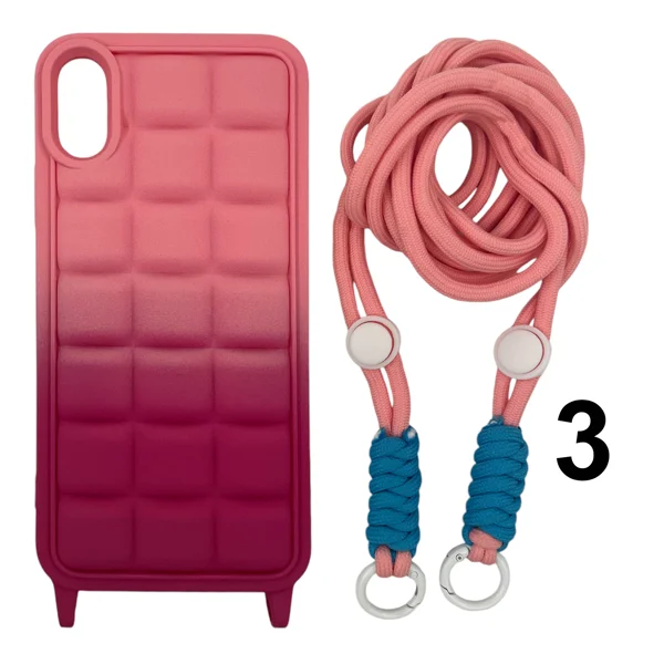 Nettech Apple iPhone X Uyumlu NT-N024 Arka Koruma Kılıf (Karışık Renk) NT-106779 - 3