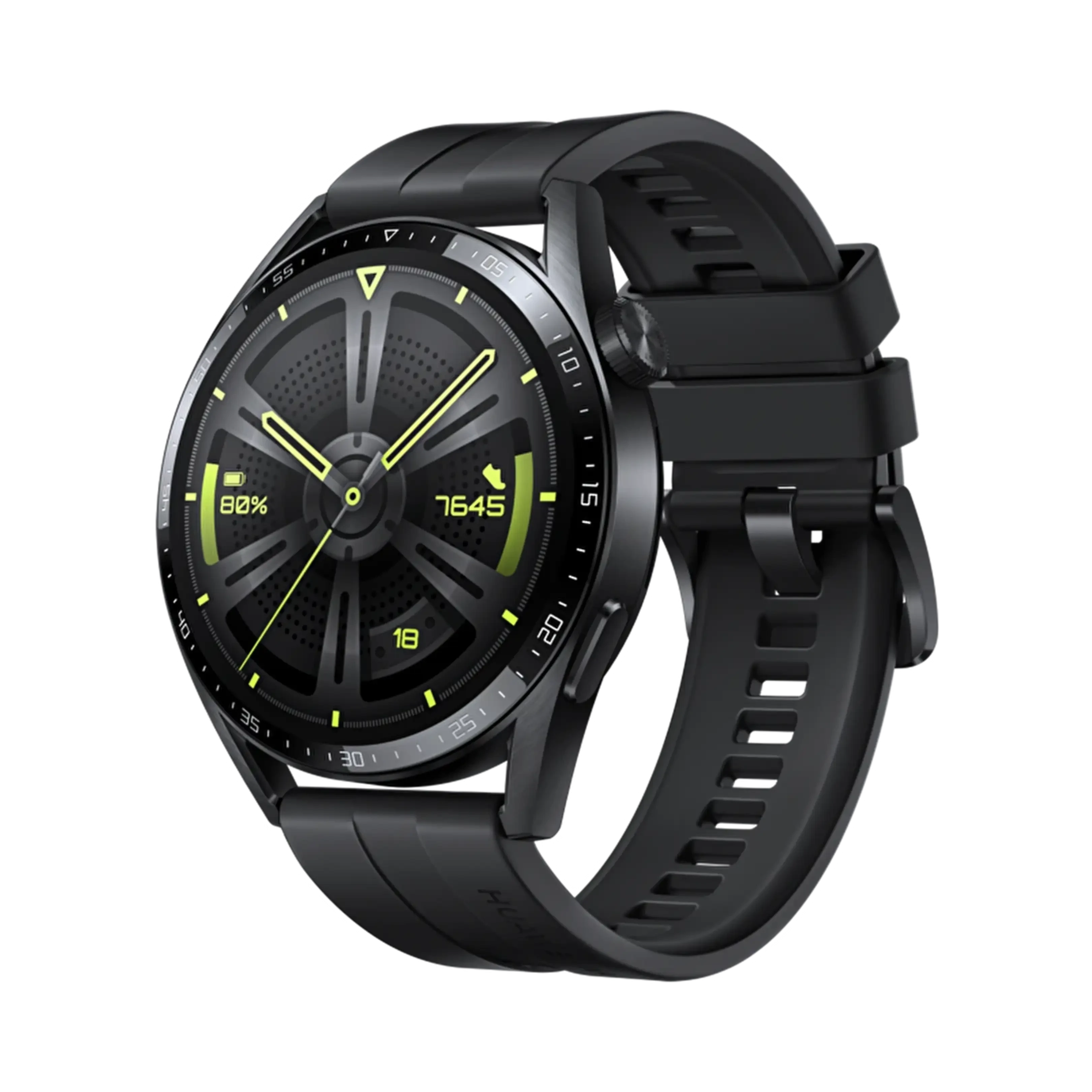Huawei Watch GT3 Active - Paslanmaz Çelik - 46mm - GPS - Siyah