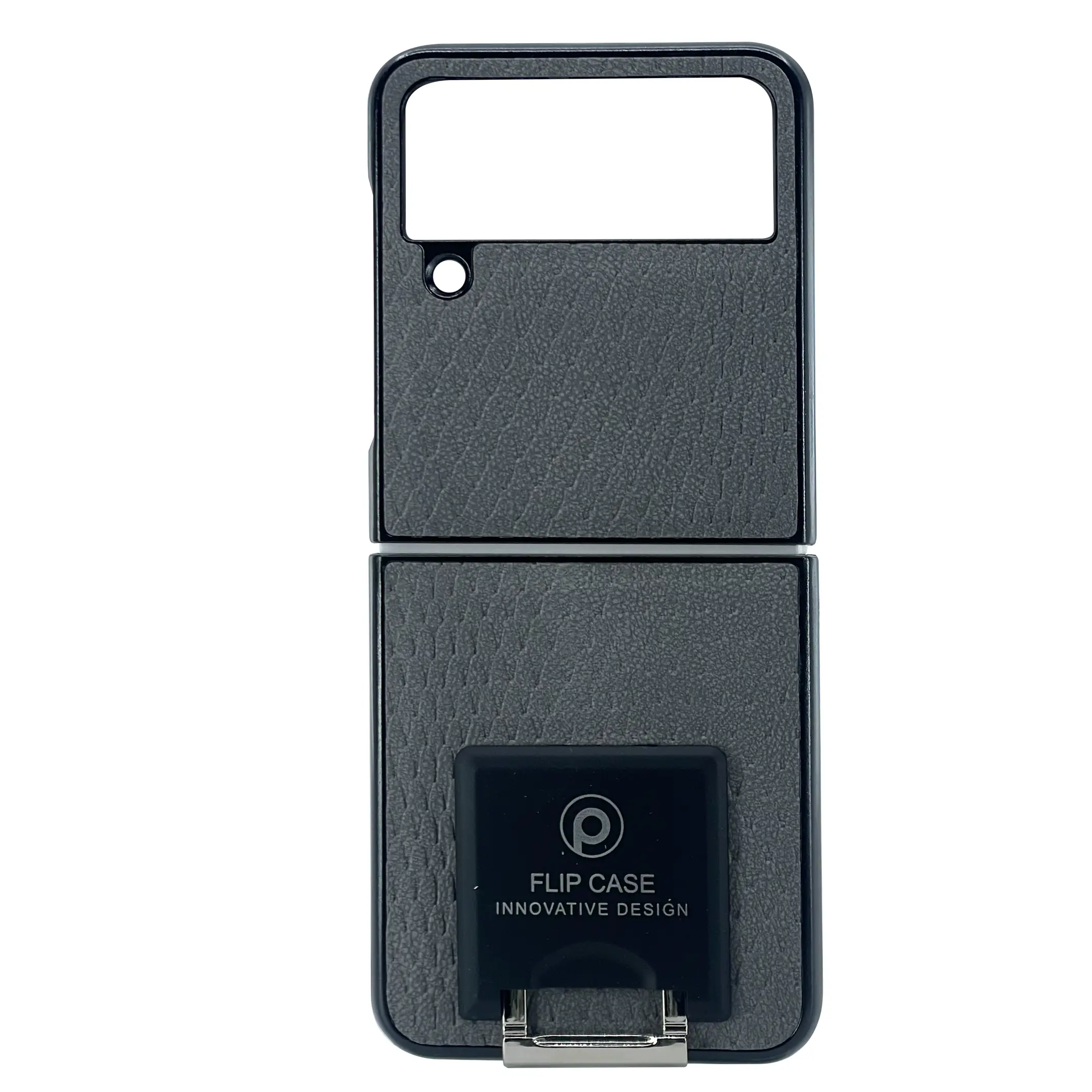 Nettech Samsung Galaxy Z Flip 3 Uyumlu Ultra Korumalı Arka Koruma Kılıf (Gri) NT-104199