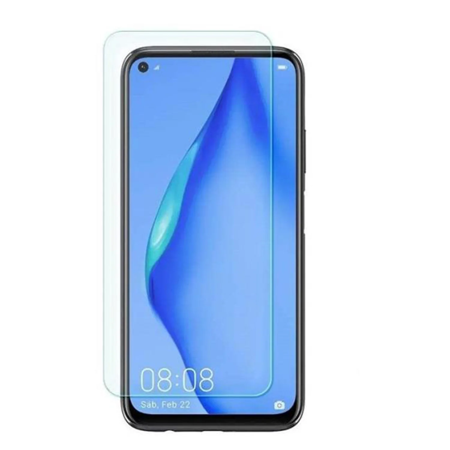 Nettech Huawei P40 Lite Uyumlu Ön Koruma Cam Ekran Koruyucu (Şeffaf) VR-21205