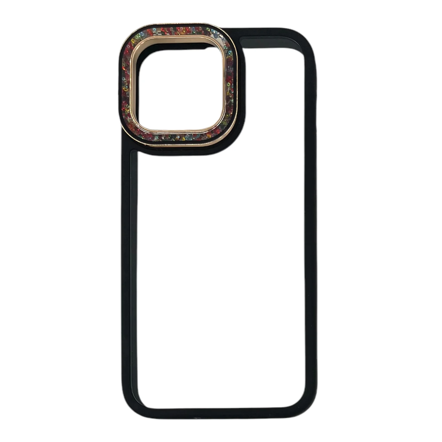 Nettech Apple iPhone 14 Pro Uyumlu NT-N027 Diamond Arka Koruma Kılıf (Siyah) NT-106915