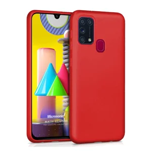 Nettech Samsung Galaxy M31 Uyumlu Nano Arka Koruma Kılıf (Kırmızı) NT-82639