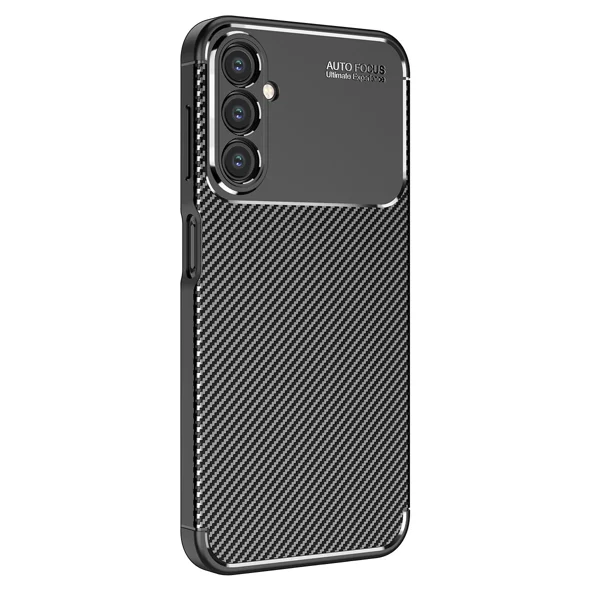 Galaxy A14 Kılıf Zore Negro Silikon Kapak - Siyah - 1