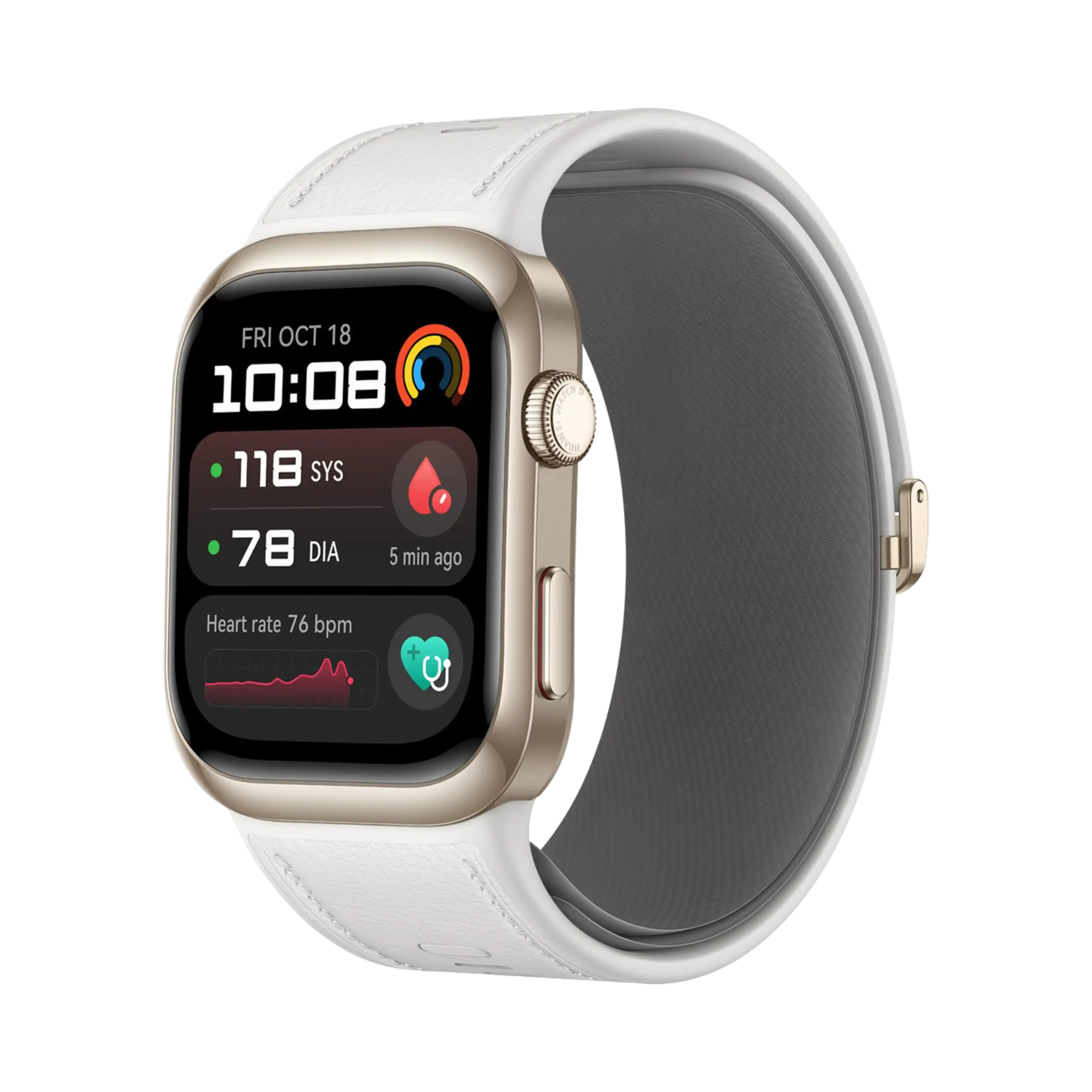 Huawei Watch D2 - Alüminyum - 48mm - GPS - Altın Beyazı