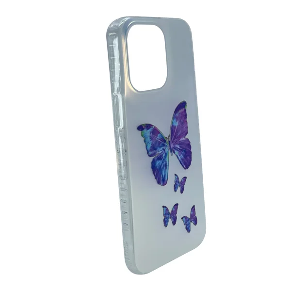 Nettech Apple iPhone 12 Pro Uyumlu Hologram Baskılı Arka Koruma Kılıf (Çeşitli Desen) NT-103736