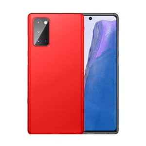 Nettech Samsung Galaxy Note 20 Uyumlu Nano Arka Koruma Kılıf (Kırmızı) NT-82656