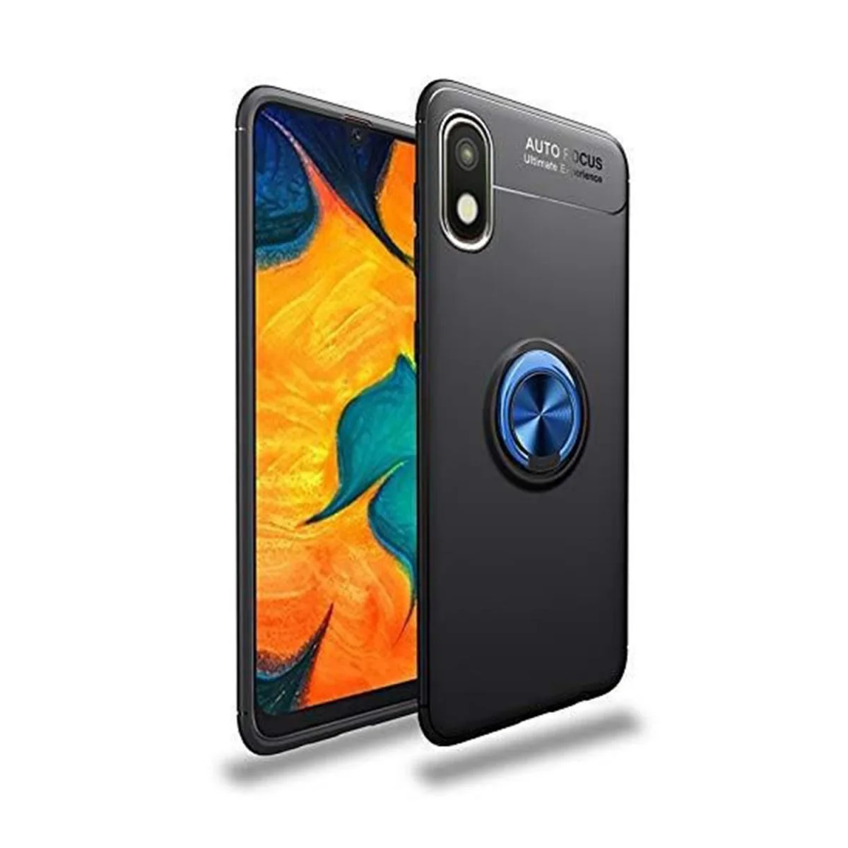 Nettech Samsung Galaxy A10 Uyumlu Ravel Seri Arka Koruma Kılıf (Siyah) VR-20272