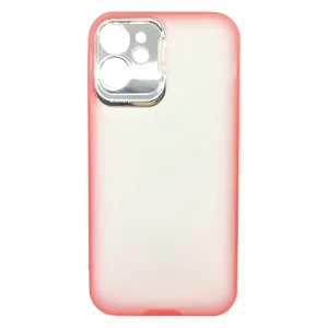 Nettech Apple iPhone 12 Mini Uyumlu Fluence Seri Arka Koruma Kılıf (Kırmızı) NT-88840
