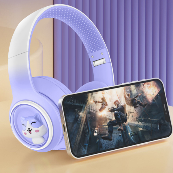 Nettech NT-BTH20 Kulak Üstü Kulak Üstü Kulaklık (Mor) NT-106773 - 2