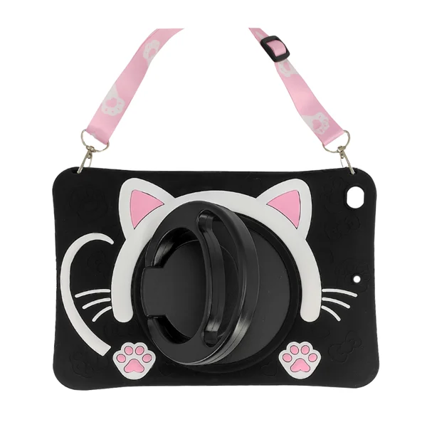 Nettech Apple iPad Mini 4 Uyumlu Maskot Seri Arka Koruma (Siyah) NT-96694 - 2