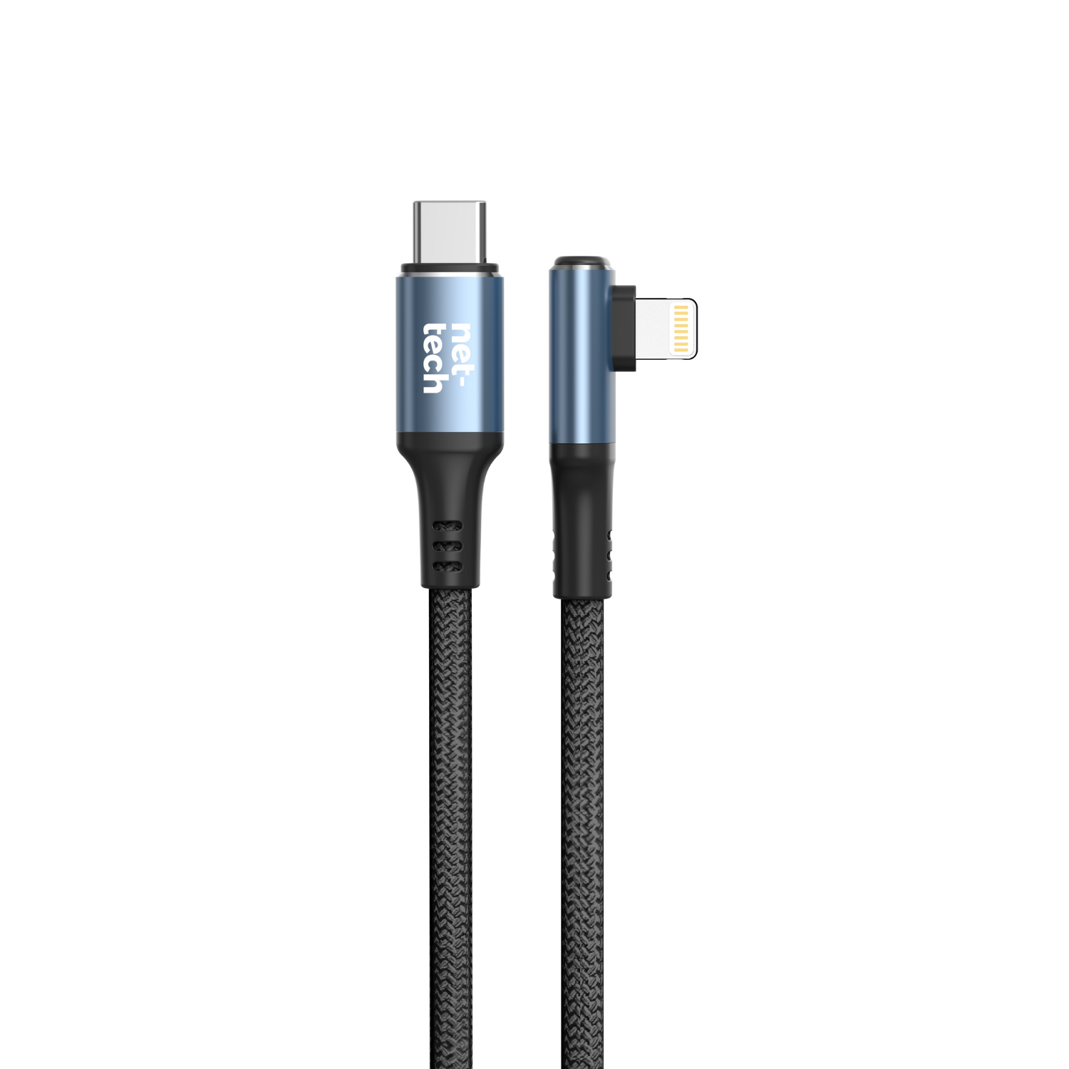 Nettech NT-DC37 30W Plastik 100 Cm Type-C To Lightning Şarj ve Data Kablosu (Siyah) NT-108306