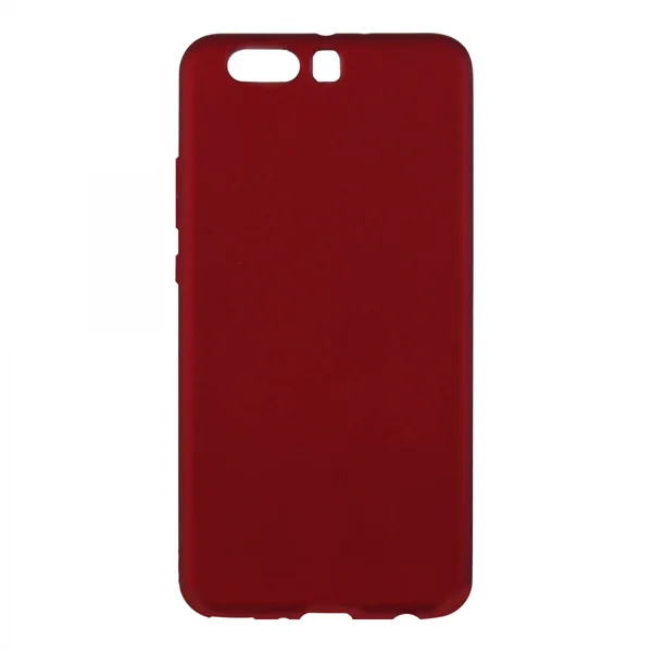 Nettech Huawei P10 Plus Uyumlu Suide Arka Koruma Kılıf (Bordo) VR-3804 - 1