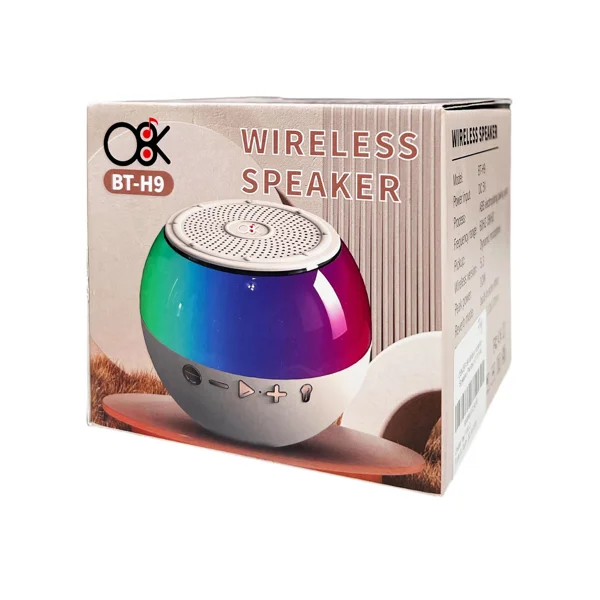 OBK BT-H9 Minibox Kablosuz Hoparlör - Speaker (Siyah) NT-108821 - 3