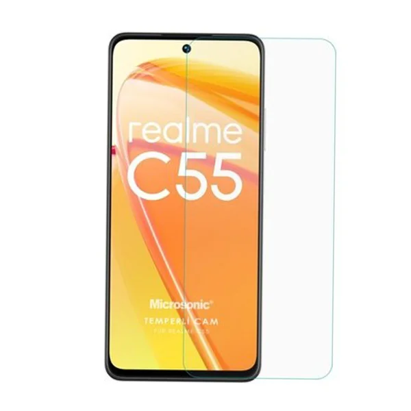 Realme Realme C55 Uyumlu Ön Koruma Cam Ekran Koruyucu NT-102839 - 1