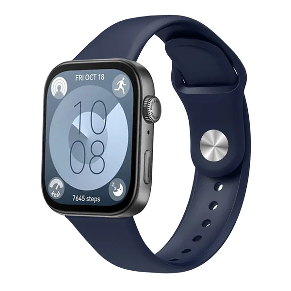 Huawei Watch Fit 3 KRD-11 22mm Silikon Kordon - Mavi - 1