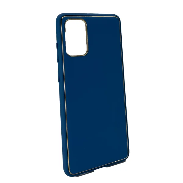 Nettech Samsung Galaxy S20 Ultra Uyumlu Coco Leather Seri Arka Koruma Kılıf (Lacivert) NT-99827 - 2