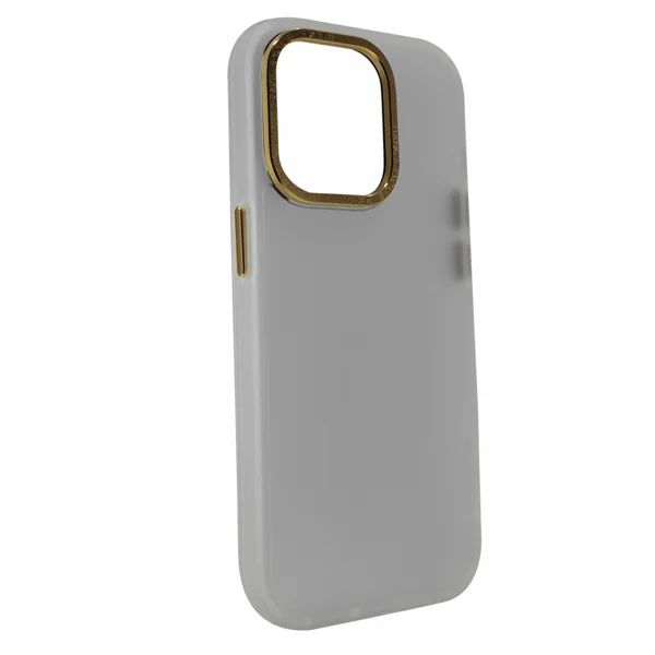 Nettech Apple iPhone 14 Pro Uyumlu Kamera Metal Çerçeve Seri Arka Koruma Kılıf (Sarı) NT-96766 - 2