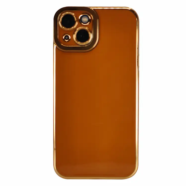 Nettech Apple iPhone 13 Uyumlu Lüx Soft Seri Arka Koruma Kılıf (Kahverengi) NT-97126
