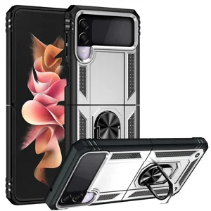 Galaxy Z Flip 3 Kılıf Zore Vega Kapak - Gri