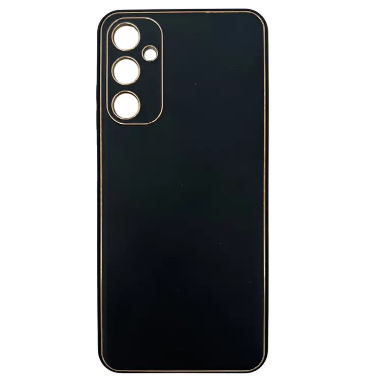 Nettech Samsung Galaxy A05S Uyumlu Coco Leather Seri Arka Koruma Kılıf (Siyah) NT-106658