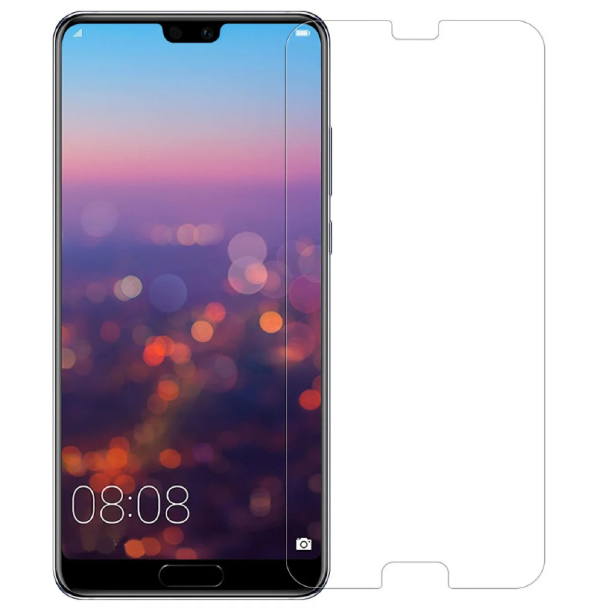 Helt Huawei P20 Plus Uyumlu Ön Koruma Nano Ekran Koruyucu (Şeffaf) NT-26656