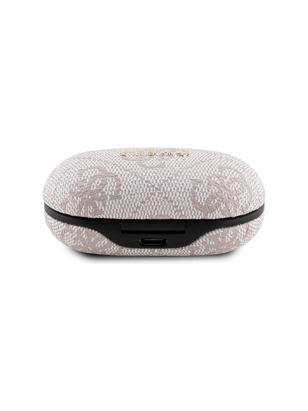 Apple Klasik Metal Yazı Logolu Tws Kulak Içi Bluetooth Kulaklık Pembe - 4