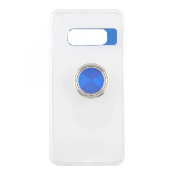 Nettech Samsung Galaxy S10 Uyumlu Doris Ring Arka Koruma Kılıf (Şeffaf) VR-14335 - 2