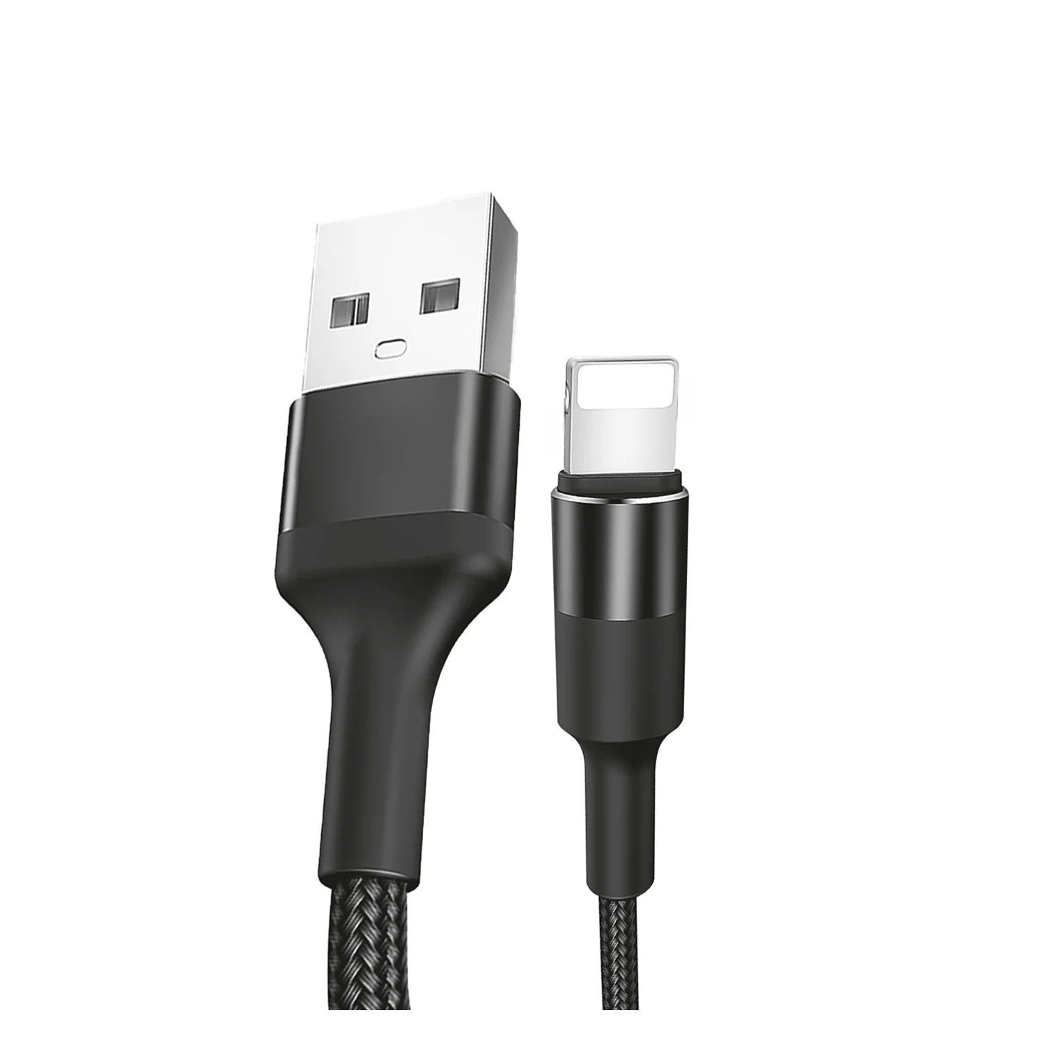 Teknonet TN-DC10 İp Örgü 100 Cm Lightning Şarj ve Data Kablosu (Siyah) NT-92576