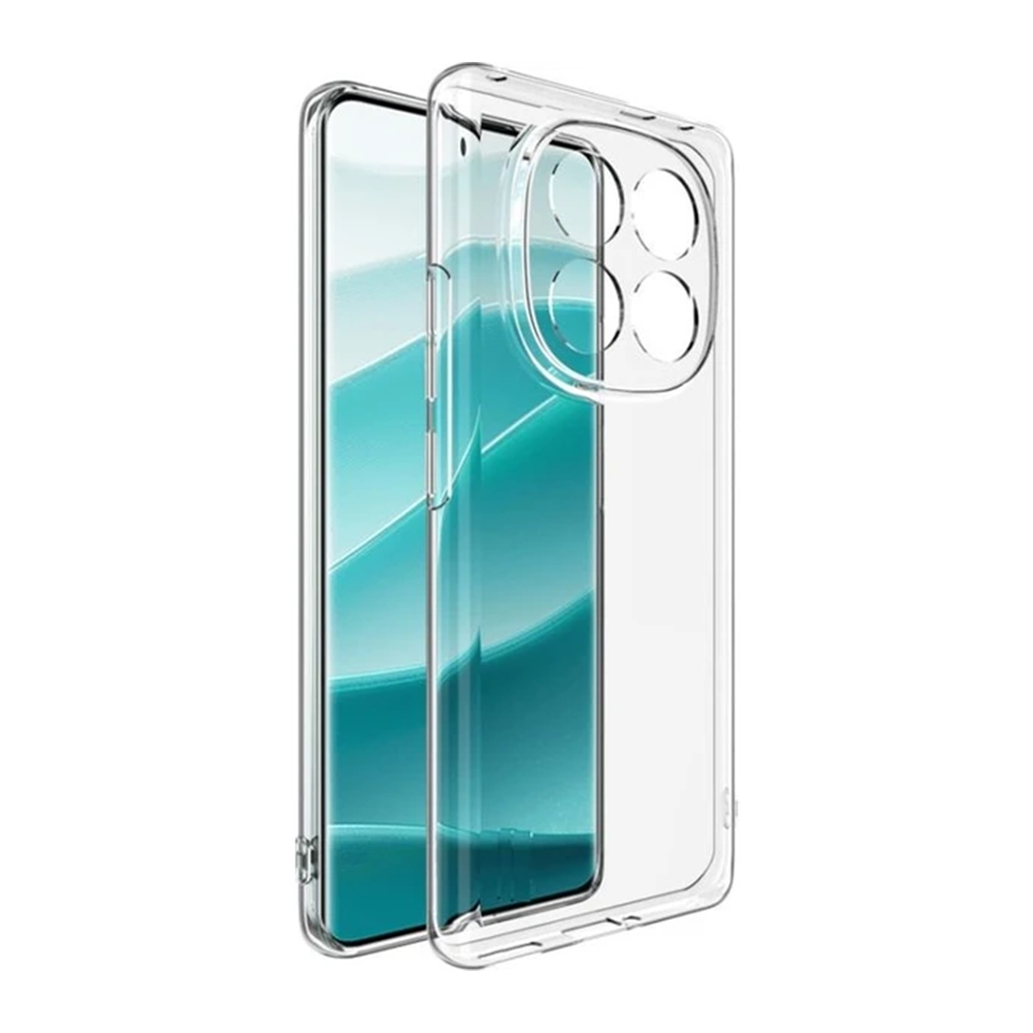 Nettech Xiaomi Redmi Note 14 Pro Plus Uyumlu Lüx Seri Kamera Korumalı Arka Koruma Kılıf (Şeffaf) NT-112226