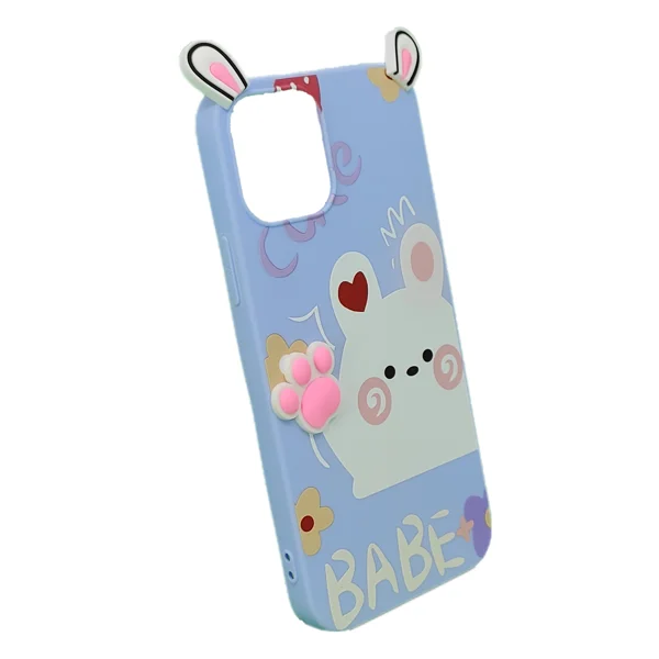 Nettech Apple iPhone 12 Pro Uyumlu Sevimli Ayı Seri Arka Koruma Kılıf (Çeşitli Renk) NT-95156 - 2